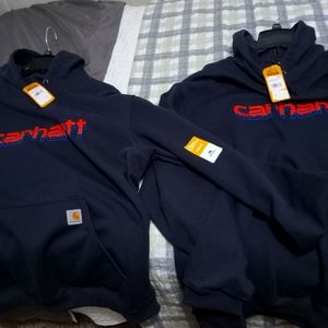 Two mens 2xL cathartt hoodie sweatshirts